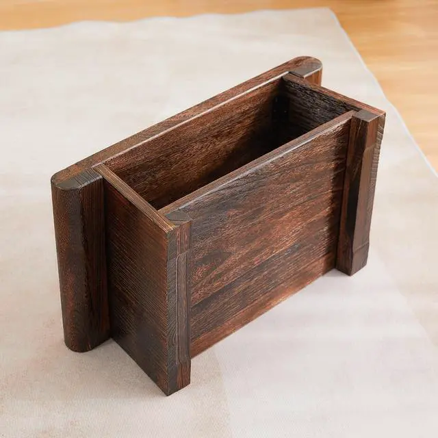 Alt view image 7 of 7 - Japanese Altar Table,Folding Floor Table,Wood Small Low Meditation Table,Coffee Table for Living Room, Brown,19.7" x 11.8" x 7.9"