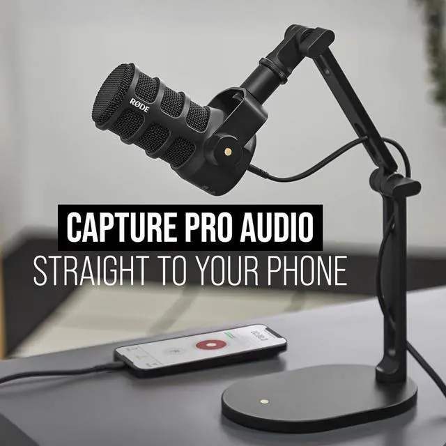 Alt view image 5 of 7 - RØDE PodMic USB Versatile Dynamic Broadcast Microphone With XLR and USB Connectivity for Podcasting, Streaming, Gaming, Music-Making and Content Creation