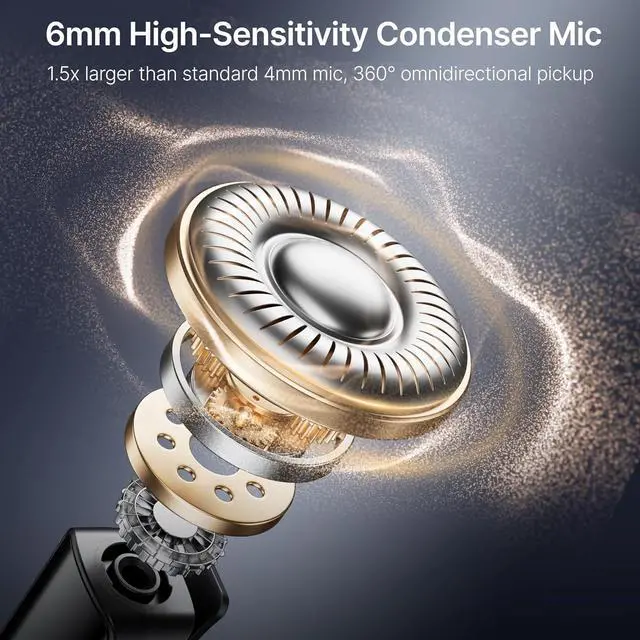 Alt view image 3 of 7 - BOYA BOYALINK 2 Wireless Lavalier Microphone for iPhone Camera Android, Mini Lapel Micophone Wireless, 48 KHz 24 Bit, 6mm Mic, 1000ft, 30h Use, Noise Cancelling, Clip on Mic USB-C/Lightning/3.5mm TRS