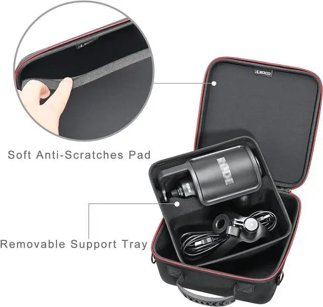 Alt view image 4 of 7 - RLSOCO Hard Case for Rode NT-USB+ / NT-USB Microphone (Case Only)