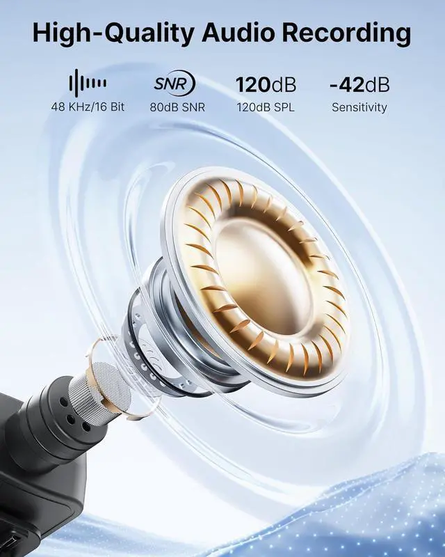 Alt view image 4 of 7 - BOYA V30 Wireless Lavalier Microphone for iPhone/Android/PC/Laptop with USB-C Port, 36H Battery Life with Charging Case, Noise Canceling Clip on Lapel Microphone Wireless Mini Mic for Video Recording