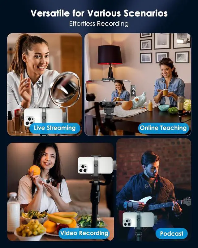 Alt view image 7 of 7 - Wireless Lavalier Microphone for iPhone/Android, Lapel Mics with USB-C Plug-Play, Mini Mic with 2.4GHz Noise Cancellation, Charging Case Included, 300ft Range for Stream, Vlog, TikTok and YouTube