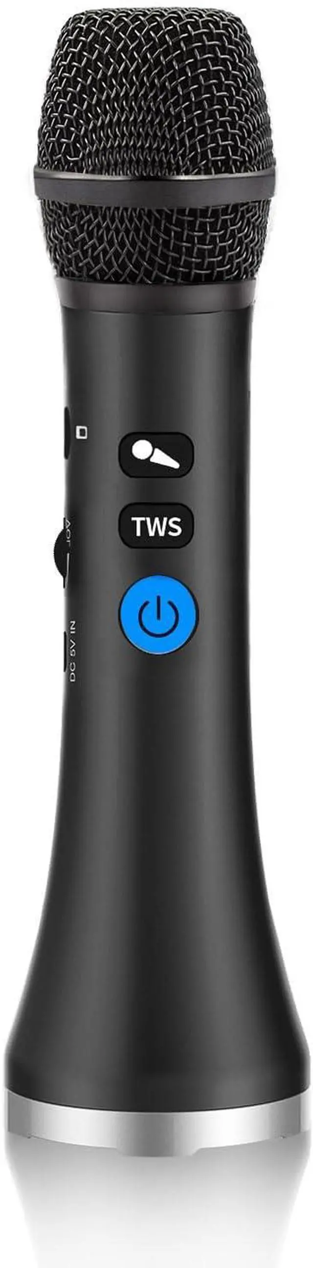 Main image of YF79 Wireless Bluetooth Microphone with 20W High Power, DSP Chip for Clear Sound, Dual Mic Connectivity for Duet Singing, One-Click Vocal Reduction for Karaoke, Portable Design with Loud Volume(Black)