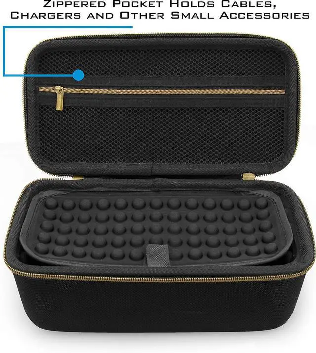 Alt view image 4 of 7 - CASEMATIX Studio Case Compatible with Rode PodMic, Shure SM7B Microphone and Other Large Podcast Mics with XLR Recording Accessories - Includes Podcasting Mic Bag Only