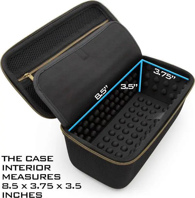 Alt view image 5 of 7 - CASEMATIX Studio Case Compatible with Rode PodMic, Shure SM7B Microphone and Other Large Podcast Mics with XLR Recording Accessories - Includes Podcasting Mic Bag Only