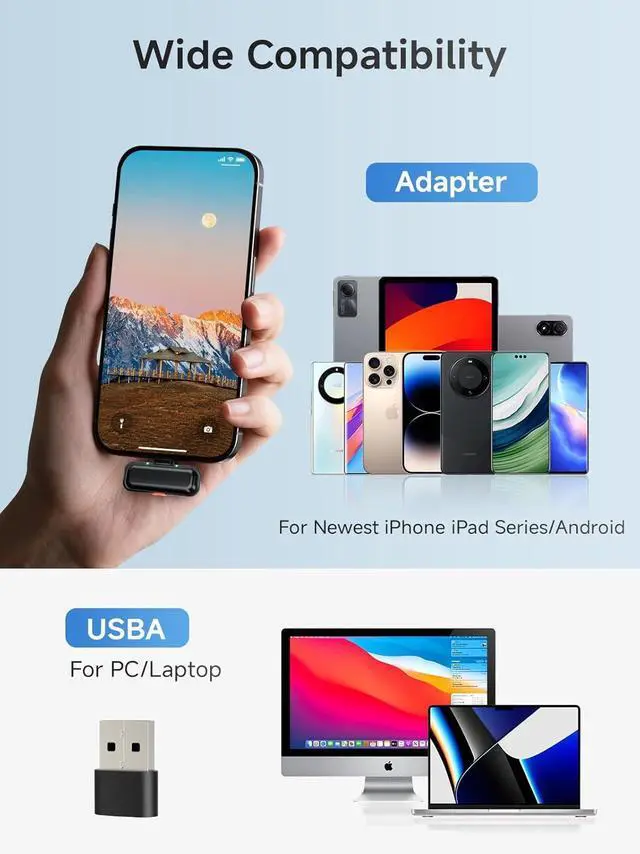 Alt view image 7 of 7 - Wireless Lavalier Microphone for iPhone 15/16 & Android & PC, Magnetic Clip-On Lapel Mic with 2.4G Noise Canceling, Plug-Play Mini Microphone for Video Recording, Interviews, TikTok, YouTube