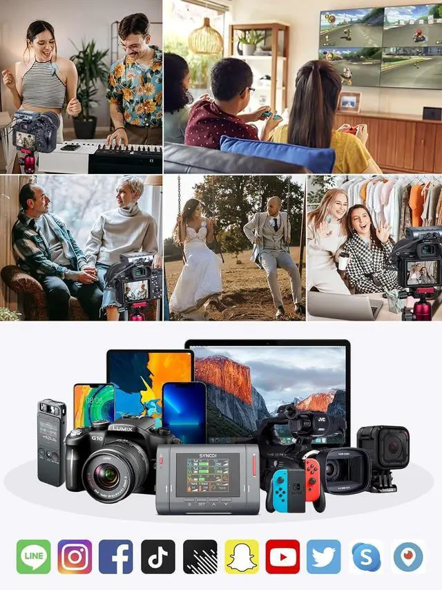 Alt view image 6 of 6 - SYNCO Wireless Lavalier Microphone, G3 Lapel Mic Grey Triple Channel Transmission up to 250m for DSLR Camera Smartphone Laptop for YouTube Streaming Vlogging, Wireless-Lavalier-Recording-Video-Mic