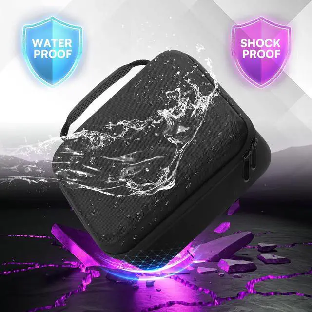 Alt view image 5 of 7 - Hard Carrying Case Compatible with Shure SM7B/MV7/SM7dB/MV7+/MV7X Vocal Dynamic Microphone (Black)