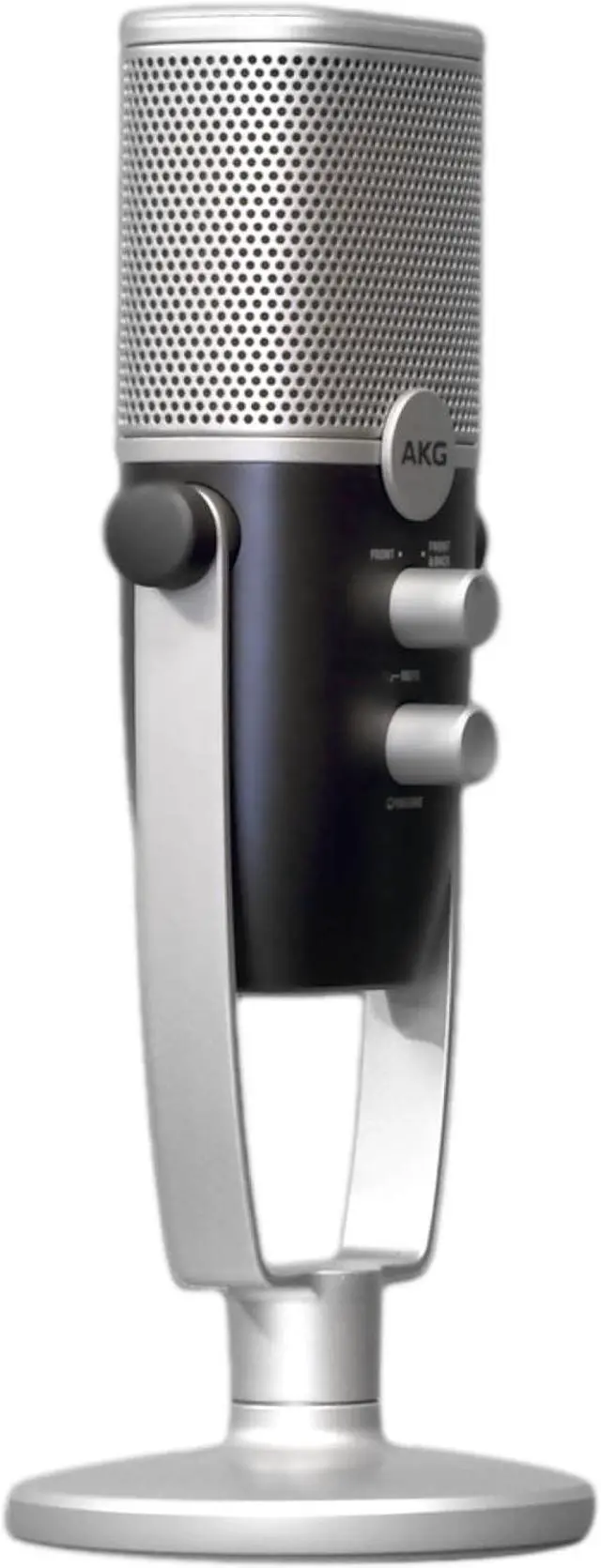 Alt view image 4 of 7 - AKG Pro Audio Ara Professional USB-C Condenser Microphone, Dual Pattern Audio Capture Modes for Podcasting, Video Blogging, Gaming and Streaming, Blue & Silver
