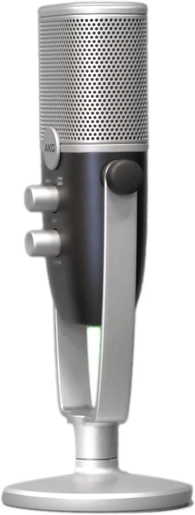 Alt view image 2 of 7 - AKG Pro Audio Ara Professional USB-C Condenser Microphone, Dual Pattern Audio Capture Modes for Podcasting, Video Blogging, Gaming and Streaming, Blue & Silver