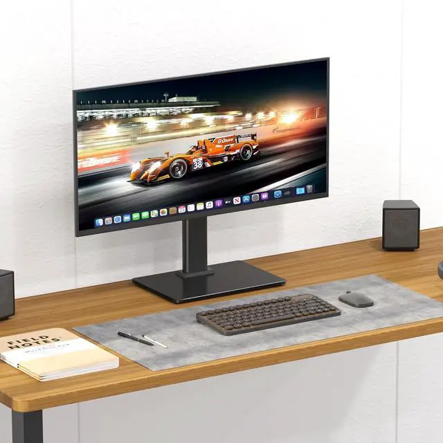 Alt view image 7 of 7 - Universal Swivel TV Stand Base Table Top TV Stand for 17-43 Inch TVs Height Adjustable Monitor Mount Stand, Holds up to 88lbs, Max VESA 200x200mm, TS205