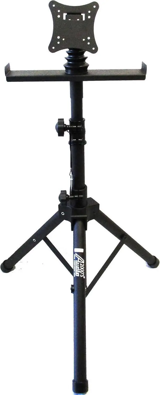 Alt view image 3 of 7 - Audio2000'S S420Y Portable Flat Screen Panel LCD LED TV Monitor Stand with Foldable Tripod Legs, Including a 100 X 100 mm Standard VESA Mounting Plate