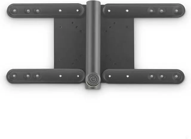 Alt view image 3 of 7 - 35 mm Pole Mount LCD TV Monitor Bracket with 7 VESA Hole Patterns