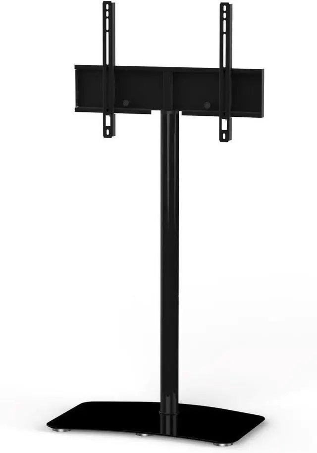 Main image of SONOROUS PL-2800 Premium TV Stand for Living Room & Bedroom  Modern Luxury Floor Stands with Swivel Mount & Tempered Glass Base  Universal Television Stand Fits Flat Screen TVs up to 65 Inch