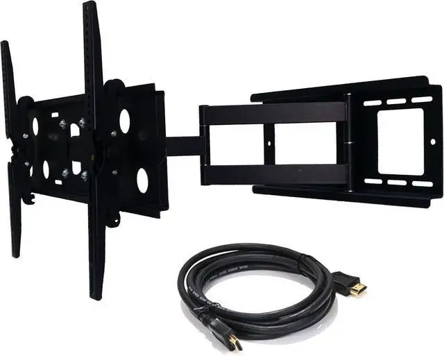 Main image of 2xhome  New TV Wall Mount Bracket (Single Arm) and Free HDMI Cable  Secure Cantilever LED LCD Plasma Smart 3D WiFi Flat Panel Screen Monitor Moniter Display Large Displays