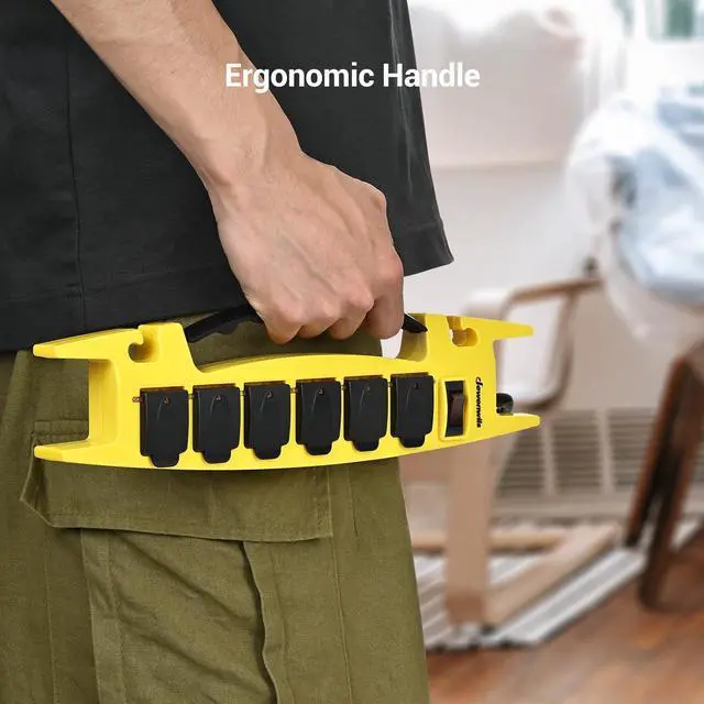 Alt view image 6 of 7 - DEWENWILS 6-Outlet Heavy Duty Power Strip - 15FT Cord, UL Listed, Garage Power Strip with 15A Circuit Breaker, Industrial for Christmas Lights & Holiday Decoration, Wall Mountable