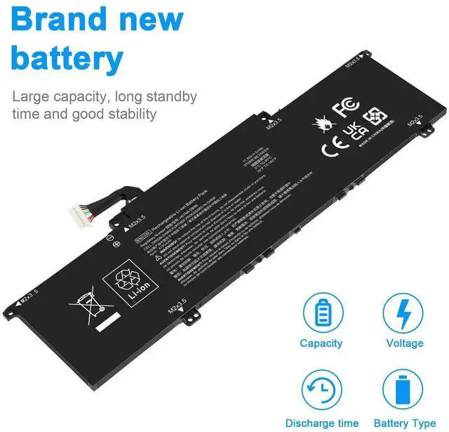 Alt view image 6 of 6 - Tronovia BN03XL BATTERY FOR HP Envy X360 15-ED 15M-ED 15-EE 15M-EE 13-BD 13M-BD NEW 51Wh