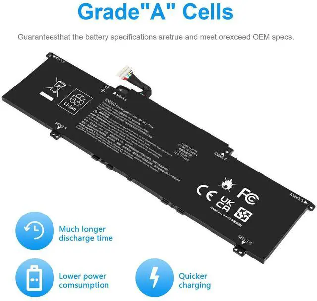 Alt view image 5 of 6 - Tronovia BN03XL BATTERY FOR HP Envy X360 15-ED 15M-ED 15-EE 15M-EE 13-BD 13M-BD NEW 51Wh