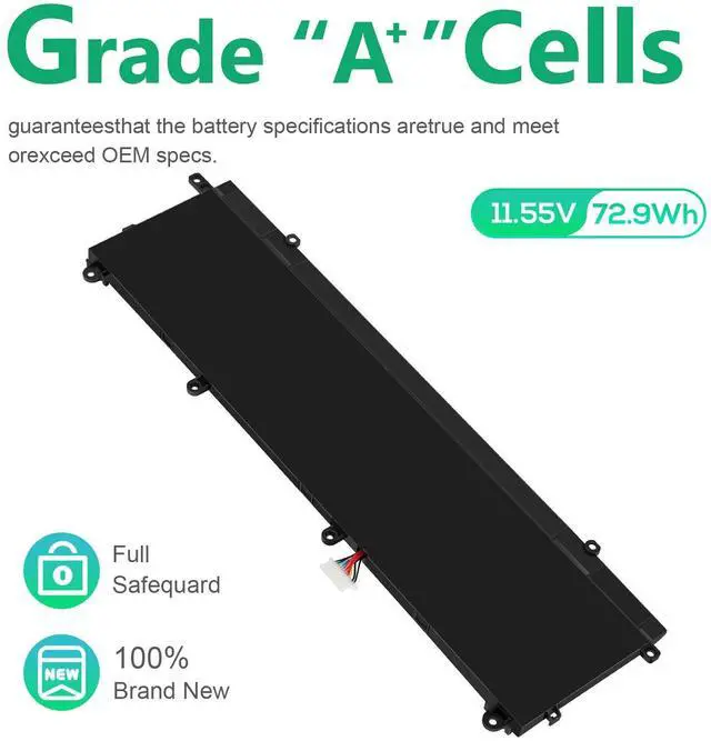 Alt view image 4 of 6 - Tronovia BN06XL Battery HSTNN-IB9A for HP Spectre X360 Convertible 15-EB Serie L68299-005