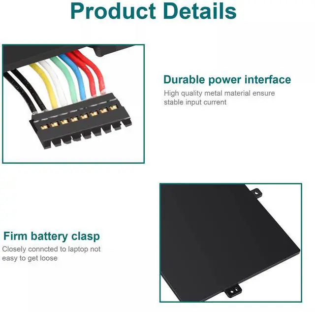 Alt view image 4 of 6 - Tronovia L15M4P23 Battery For Lenovo Yoga 910-13IKB Yoga 5 Pro L15C4P21 L15C4P2 Series