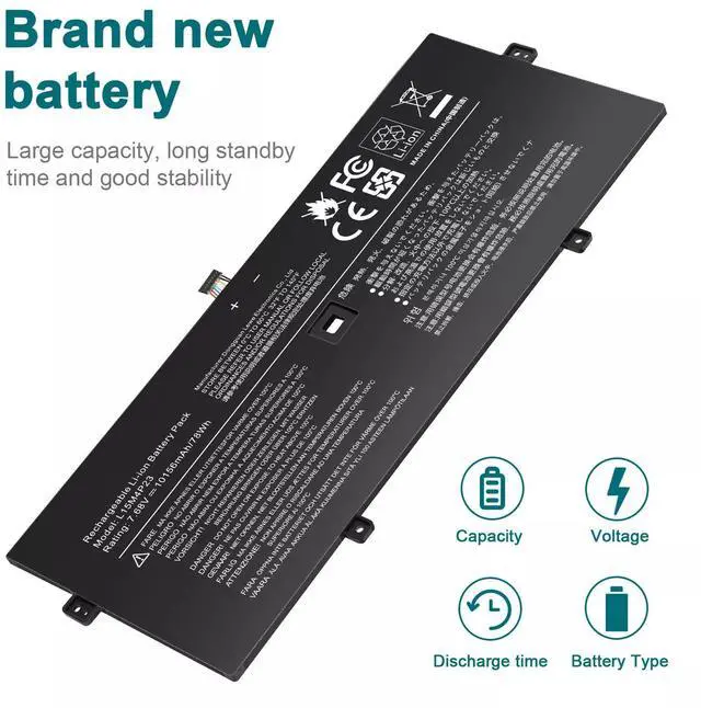 Alt view image 5 of 6 - Tronovia L15M4P23 Battery For Lenovo Yoga 910-13IKB Yoga 5 Pro L15C4P21 L15C4P2 Series