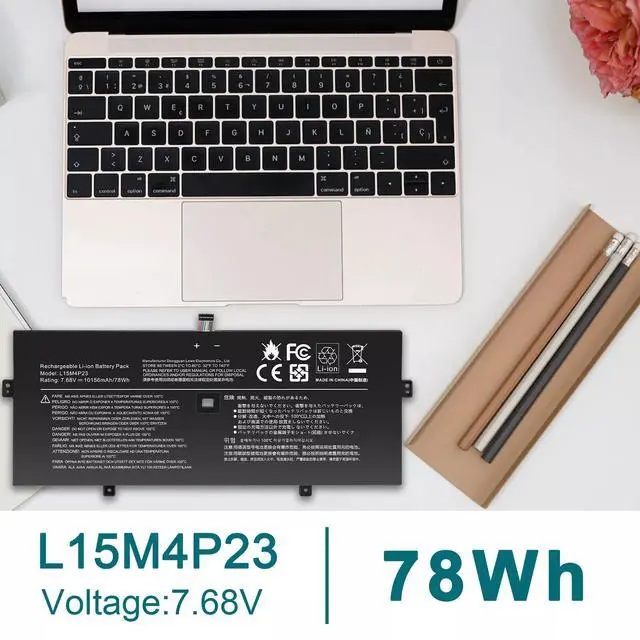 Alt view image 6 of 6 - Tronovia L15M4P23 Battery For Lenovo Yoga 910-13IKB Yoga 5 Pro L15C4P21 L15C4P2 Series