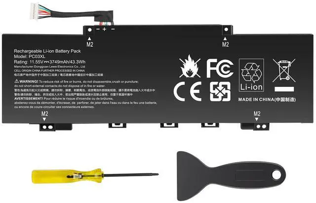 Alt view image 2 of 6 - Tronovia Battery for HP Pavilion x360 14 15 15t-er0000 PC03XL M24421-AC1 M24648-005