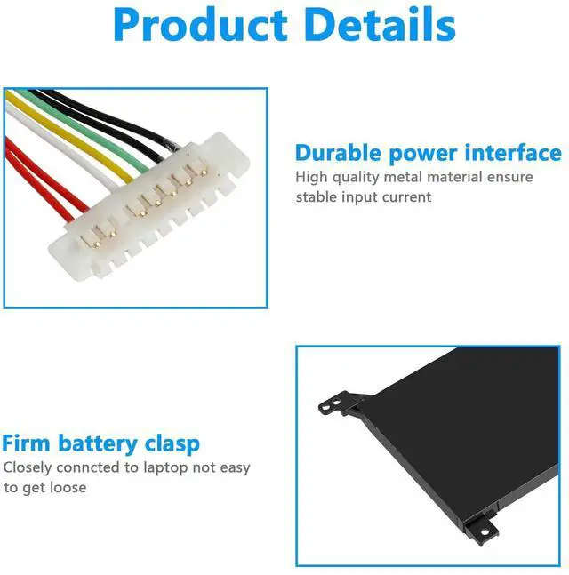 Alt view image 3 of 6 - Tronovia B21N1818-2 C21N1818-2 Battery For Asus VivoBook 14 A412 F412 S412 X412DA X412FA