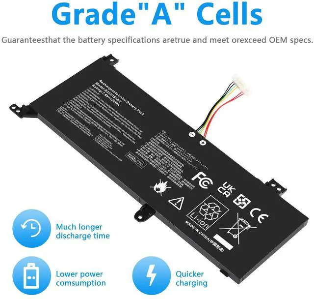 Alt view image 5 of 6 - Tronovia B21N1818-2 C21N1818-2 Battery For Asus VivoBook 14 A412 F412 S412 X412DA X412FA