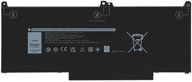 Alt view image 7 of 7 - Tronovia MXV9V BATTERY FOR DELL LATITUDE 5300 5310 7300 7400 E5300 E7300 E7400 SERIES