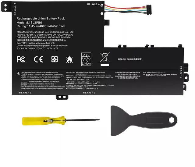 Alt view image 4 of 6 - Tronovia L15L3PB0 BATTERY L15M3PB0 FOR LENOVO Flex 5 1470 1570 IdeaPad 320S-15ABR