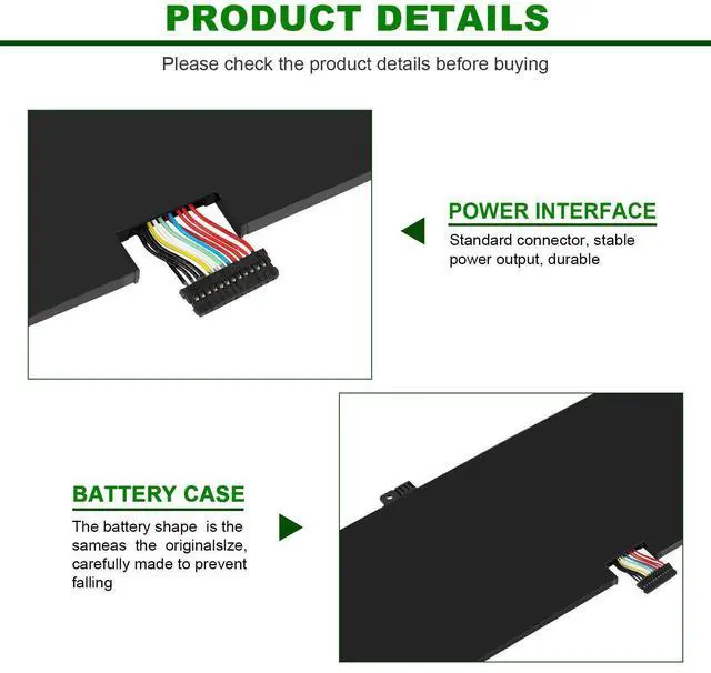 Alt view image 5 of 6 - Tronovia L17C4PH1 L17M4PH1 Battery for Lenovo Yoga C930-13IKB C930-13IKB-81EQ 81EQ000HGE