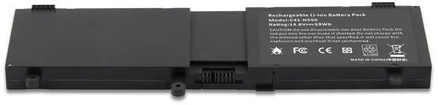 Alt view image 2 of 5 - Tronovia C41-N550 Battery for ASUS N550 N550JA N550JV N550J N550JK Q550L Q550LF G550 59WH