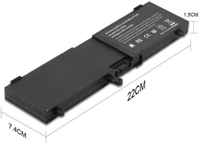 Alt view image 3 of 5 - Tronovia C41-N550 Battery for ASUS N550 N550JA N550JV N550J N550JK Q550L Q550LF G550 59WH