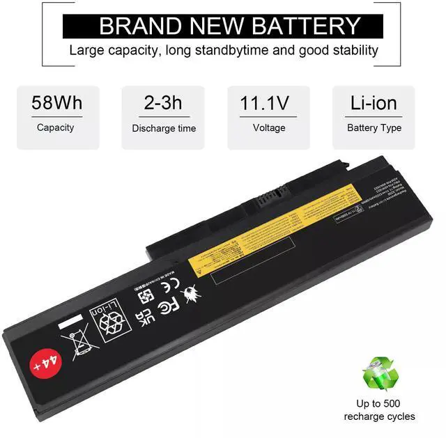 Alt view image 4 of 6 - Tronovia 58Wh 44+ 6 Cell For Lenovo Battery ThinkPad X230 X220 X230i X220i 45N1027 45N102