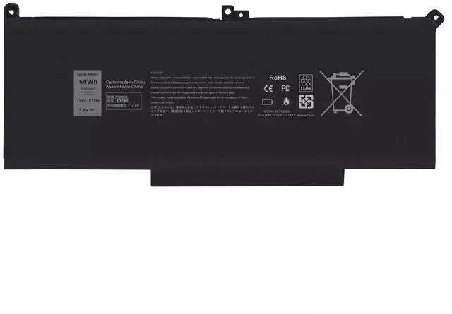 Main image of Tronovia F3YGT  Battery For Dell Latitude 7280 7480 7380 7290 7390 7490 7300 7400 60Wh US