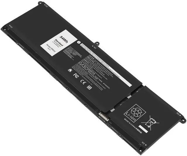 Alt view image 3 of 6 - Tronovia Battery For Dell Inspiron 3510 5510 Latitude 3320 3330 Vostro 3515 V6W33 54Wh