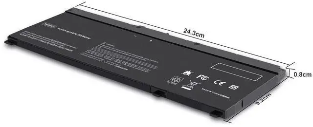 Alt view image 2 of 6 - Tronovia SR04XL Battery For HP Omen 15-ce 15-dc Pavilion 15-cb 15-cx Envy X360 15-cn 70Wh