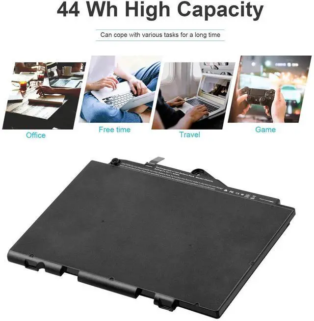 Alt view image 3 of 5 - Tronovia SN03XL BATTERY FOR HP EliteBook 820 G3 725 G3 800514-001 HSTNN-DB6V ST03XL US