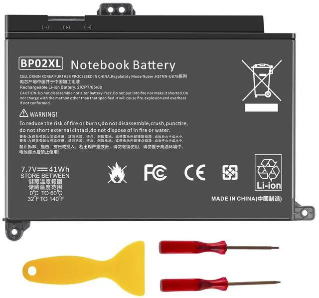 Main image of Tronovia BP02XL Battery for HP Pavilion PC 15 Series 15-AU010WM 15-AU123CL 15-AW053NR