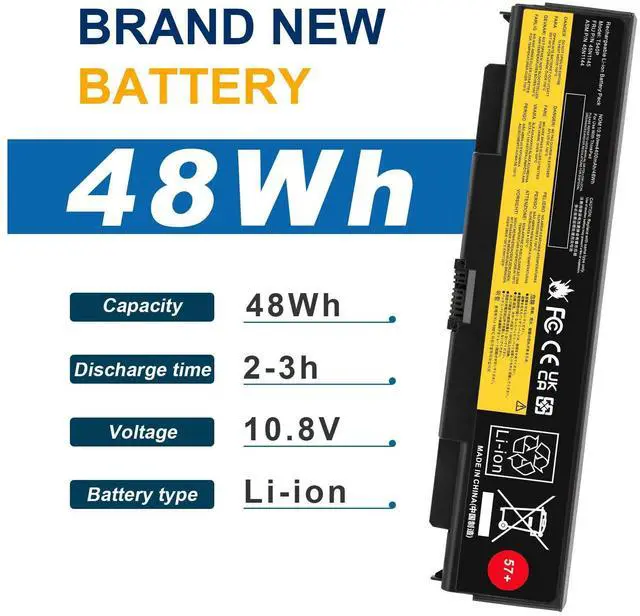 Main image of Tronovia 6 Cells 4400mAh Battery 45N1153 45N1152 45N1144 45N1145 For Lenovo Thinkpad W540 T540P T440P 57+