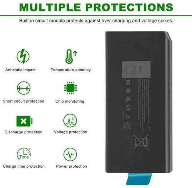 Alt view image 2 of 4 - Tronovia 65WH XRJDF 4XKN5 CJ2K1 XN4KN Battery For Dell Latitude 5404 5414 7414 7404 E5404