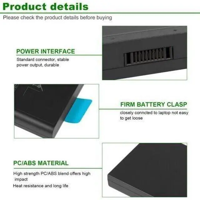 Alt view image 4 of 4 - Tronovia 65WH XRJDF 4XKN5 CJ2K1 XN4KN Battery For Dell Latitude 5404 5414 7414 7404 E5404