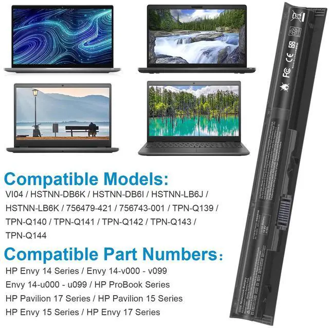 Alt view image 6 of 6 - Tronovia VI04048-CL 2600 mAh Battery For HP ProBook 455 G2 440 450 756743-001 756745-001 756744-001