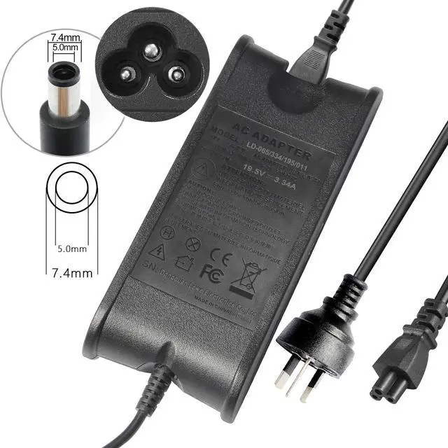 Main image of Tronovia 65w adapter for Dell Latitude D520 D500 D600 D610 C1295 New