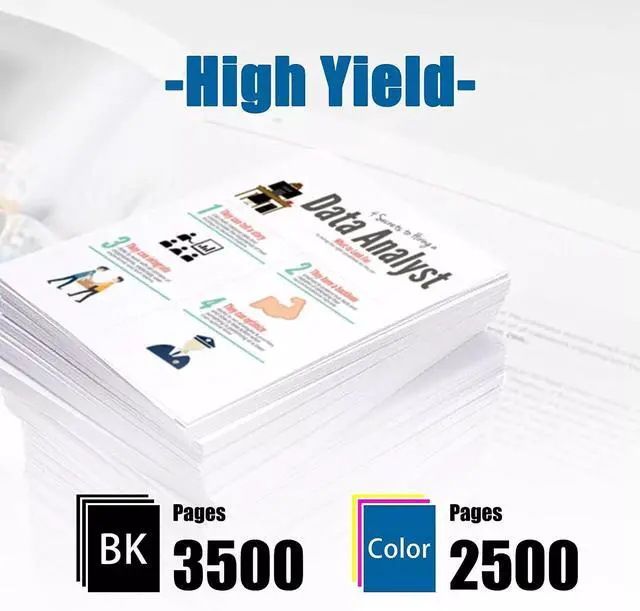 Alt view image 4 of 6 - Tronovia 4x CRG-054H for Canon Set Toner ImageClass MF644cdw MF642cdw LBP-622cdw MF-641cw