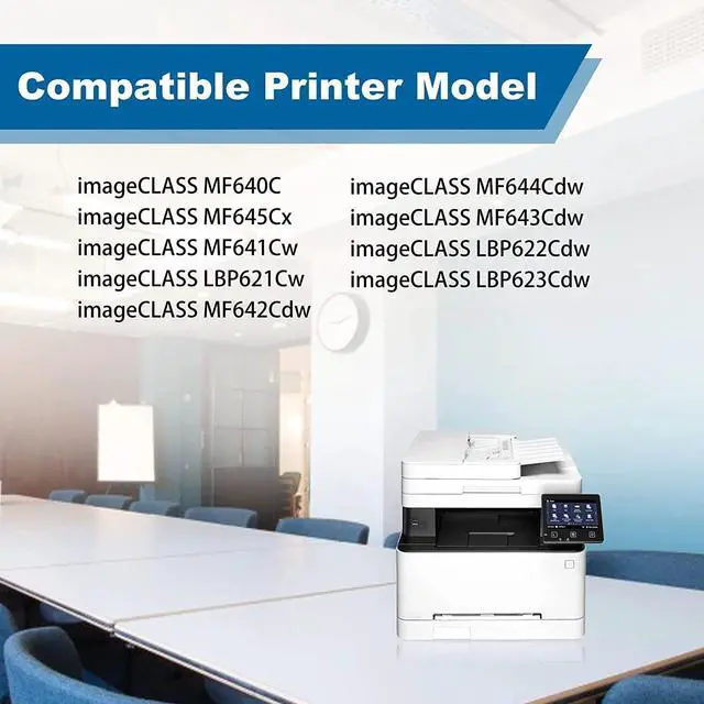 Alt view image 3 of 6 - Tronovia 4x CRG-054H for Canon Set Toner ImageClass MF644cdw MF642cdw LBP-622cdw MF-641cw
