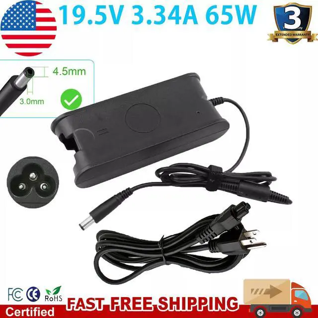 Alt view image 2 of 4 - Tronovia NEW For DELL 65W PA-12 Inspiron 6TM1C AC Power Adapter Charger LA65NS2-01 4.5mm
