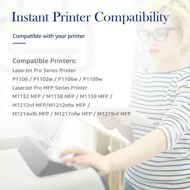 Alt view image 2 of 3 - Tronovia 1x CE285 85 CB435 35 Toner compatible for HP LaserJet P1005 P1006 M1212nf LOT