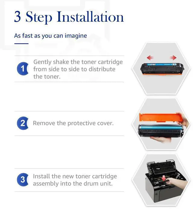 Alt view image 2 of 4 - Tronovia 8 CRG-054 Toner Cartridge Replacement for Canon Imageclass MF642cdw LBP620